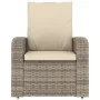 Gartenliege und Kissen aus hellem braunem Kunststoff-Rattan. von , Gartenstühle - Ref: Foro24-364103, Preis: 268,27 €, Rabatt: %