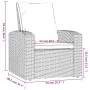 Gartenliege und Kissen aus hellem braunem Kunststoff-Rattan. von , Gartenstühle - Ref: Foro24-364103, Preis: 268,27 €, Rabatt: %