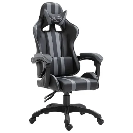 Graues Gaming-Stuhl aus Kunstleder von , Gaming-Stühle - Ref: Foro24-20212, Preis: 190,08 €, Rabatt: %
