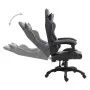 Graues Gaming-Stuhl aus Kunstleder von , Gaming-Stühle - Ref: Foro24-20212, Preis: 190,08 €, Rabatt: %