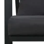 Zweiplätziges Gartensofa mit dunkelgrauen Aluminiumkissen. von , Outdoor-Sofas - Ref: Foro24-47815, Preis: 381,91 €, Rabatt: %