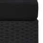 2-seater black synthetic rattan sectional sofa by , Modular outdoor sofas - Ref: Foro24-49503, Price: 195,54 €, Discount: %