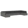 Sofá seccional de 2 plazas de ratán sintético negro de , Sofás modulares de exterior - Ref: Foro24-49503, Precio: 195,54 €, D...