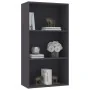 Estantería de 3 niveles madera contrachapada gris 60x30x114 cm de , Librerías y estanterías - Ref: Foro24-800974, Precio: 76,...