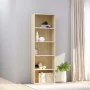 Regal 5-stufiges Regal aus weißem und Eichen-Sperrholz, 60x30x189 cm. von , Bücherregale und Regale - Ref: Foro24-800995, Pre...