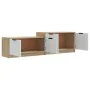 TV-Möbel aus weißem und Eichen-Sperrholz, 158,5x36x45 cm. von , TV-Möbel - Ref: Foro24-811489, Preis: 83,78 €, Rabatt: %