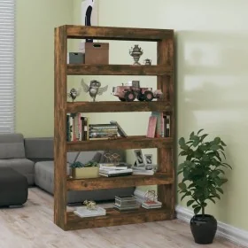 Smoked oak shelving / space divider 100x30x166 cm by , Bookcases and shelves - Ref: Foro24-813638, Price: 109,55 €, Discount: %