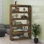 Smoked oak shelving / space divider 100x30x166 cm by , Bookcases and shelves - Ref: Foro24-813638, Price: 109,51 €, Discount: %