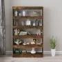 Smoked oak shelving / space divider 100x30x166 cm by , Bookcases and shelves - Ref: Foro24-813638, Price: 109,51 €, Discount: %