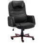 Black synthetic leather office chair by , Office chairs - Ref: Foro24-20376, Price: 231,87 €, Discount: %