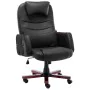 Silla de oficina de cuero sintético negra de , Sillas de oficina - Ref: Foro24-20376, Precio: 231,87 €, Descuento: %