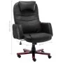 Silla de oficina de cuero sintético negra de , Sillas de oficina - Ref: Foro24-20376, Precio: 231,87 €, Descuento: %
