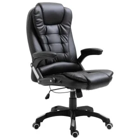 Silla de oficina de cuero sintético negra de , Sillas de oficina - Ref: Foro24-20231, Precio: 239,48 €, Descuento: %