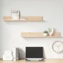 Wall shelves 2 units solid pine wood 80x11x9 cm by , Shelves and shelves - Ref: Foro24-823604, Price: 22,43 €, Discount: %