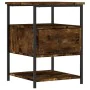 Nachttisch aus geräucherter Eichen-Ingenieurholz 40x42x56 cm. von , Nachttische - Ref: Foro24-826027, Preis: 40,73 €, Rabatt: %