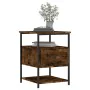 Nachttisch aus geräucherter Eichen-Ingenieurholz 40x42x56 cm. von , Nachttische - Ref: Foro24-826027, Preis: 40,73 €, Rabatt: %