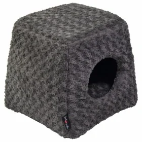 Jack and Vanilla Softy S Pet Cave Gray Rosette 40x40x39 cm by , Cat beds - Ref: Foro24-444141, Price: 45,82 €, Discount: %