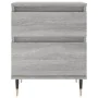 Mesita de noche madera de ingeniería gris Sonoma 40x35x50 cm de , Mesitas de noche - Ref: Foro24-830664, Precio: 43,90 €, Des...