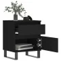 Bedside tables 2 units engineered wood black 40x35x50 cm by , Nightstands - Ref: Foro24-830687, Price: 99,73 €, Discount: %