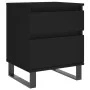Bedside tables 2 units engineered wood black 40x35x50 cm by , Nightstands - Ref: Foro24-830687, Price: 99,73 €, Discount: %
