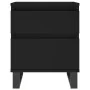Bedside tables 2 units engineered wood black 40x35x50 cm by , Nightstands - Ref: Foro24-830687, Price: 99,73 €, Discount: %