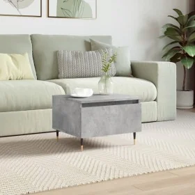 Mesa de centro madera de ingeniería gris hormigón 50x46x35 cm de , Mesas de centro - Ref: Foro24-830852, Precio: 45,18 €, Des...