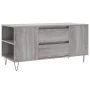 Engineered wood Sonoma gray coffee table 102x44.5x50 cm by , Coffee table - Ref: Foro24-831002, Price: 77,77 €, Discount: %