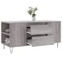Graue Sonoma-Ingenieurholz-Couchtisch 102x44,5x50 cm von , Couchtisch - Ref: Foro24-831002, Preis: 77,77 €, Rabatt: %