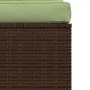 3-seater garden sofa with brown synthetic rattan cushions by , Garden sets - Ref: Foro24-317561, Price: 303,93 €, Discount: %