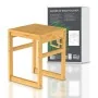 EISL Taburete de baño bambú 35x35x45 cm de , Asientos y bancos para duchas - Ref: Foro24-446510, Precio: 56,52 €, Descuento: %