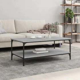 Engineered wood Sonoma gray coffee table 100x55x40 cm by , Coffee table - Ref: Foro24-832836, Price: 57,87 €, Discount: %