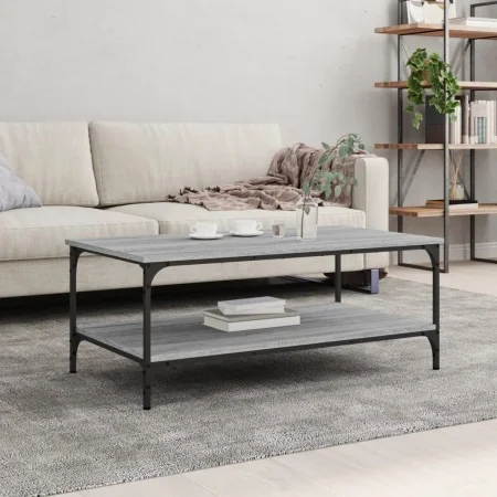 Mesa de centro madera de ingeniería gris Sonoma 100x55x40 cm de , Mesas de centro - Ref: Foro24-832836, Precio: 57,87 €, Desc...
