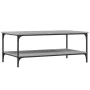 Engineered wood Sonoma gray coffee table 100x55x40 cm by , Coffee table - Ref: Foro24-832836, Price: 57,87 €, Discount: %