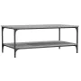 Engineered wood Sonoma gray coffee table 100x55x40 cm by , Coffee table - Ref: Foro24-832836, Price: 57,87 €, Discount: %