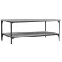 Graue Sonoma-Ingenieurholz-Couchtisch 100x55x40 cm von , Couchtisch - Ref: Foro24-832836, Preis: 57,87 €, Rabatt: %
