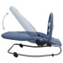 Hamaca mecedora para bebés de acero azul marino de , Mecedoras y sillas para bebés - Ref: Foro24-10250, Precio: 89,16 €, Desc...