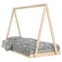 Massives Kiefernholz-Kinderbettgestell 90x190 cm von , Kinderbetten und Betten für Kinder - Ref: Foro24-834531, Preis: 114,24...