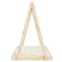 Solid pine wood children's bed frame 90x190 cm by , Cribs and beds for children - Ref: Foro24-834531, Price: 114,24 €, Discou...