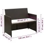 Set muebles de jardín 4 piezas y cojines ratán sintético marrón de , Conjuntos de jardín - Ref: Foro24-43908, Precio: 210,55 ...