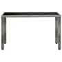 Set de comedor de jardín 5 pzas y cojines ratán sintético gris de , Conjuntos de jardín - Ref: Foro24-46535, Precio: 429,89 €...
