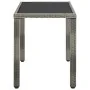 5-piece garden dining set with gray synthetic rattan cushions by , Garden sets - Ref: Foro24-46535, Price: 429,89 €, Discount: %