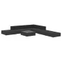 Garden sofa set 8 pieces and black synthetic rattan cushions by , Garden sets - Ref: Foro24-46748, Price: 726,05 €, Discount: %