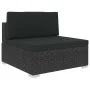 Garden sofa set 8 pieces and black synthetic rattan cushions by , Garden sets - Ref: Foro24-46748, Price: 726,05 €, Discount: %
