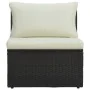 Garden furniture set 6 pieces with brown synthetic rattan cushions by , Garden sets - Ref: Foro24-47808, Price: 517,43 €, Dis...