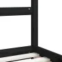 Estructura de cama para niños madera de pino negro 90x200 cm de , Cunas y camas para niños - Ref: Foro24-835720, Precio: 155,...