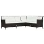 Gartenmöbel-Set 3-teilig mit braunen Kunststoff-Rattan-Kissen. von , Gartensets - Ref: Foro24-48153, Preis: 659,79 €, Rabatt: %