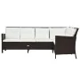 Gartenmöbel-Set 3-teilig mit braunen Kunststoff-Rattan-Kissen. von , Gartensets - Ref: Foro24-48153, Preis: 659,79 €, Rabatt: %