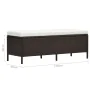 Gartenmöbel-Set 3-teilig mit braunen Kunststoff-Rattan-Kissen. von , Gartensets - Ref: Foro24-48153, Preis: 659,79 €, Rabatt: %