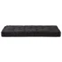 Cushion for pallets, black cotton, 120x80x10 cm by , Cushions for chairs and sofas - Ref: Foro24-48674, Price: 58,72 €, Disco...