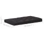 Cushion for pallets, black cotton, 120x80x10 cm by , Cushions for chairs and sofas - Ref: Foro24-48674, Price: 58,72 €, Disco...